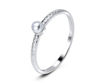 Pearl Silver Rings NSR-2904